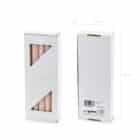 Dinerkaarsen mat nude - 24 cm - 10 stuks