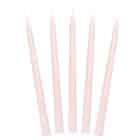 Dinerkaarsen mat nude - 24 cm - 10 stuks