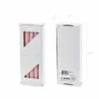 Dinerkaarsen mat oud roze - 24 cm - 10 stuks