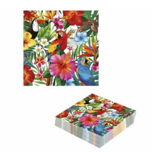 Servetten tropical Hawaii - 20 stuks Servetten tropical Hawaii - 20 stuks