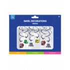 Swirl decoratie trucks - 12 stuks