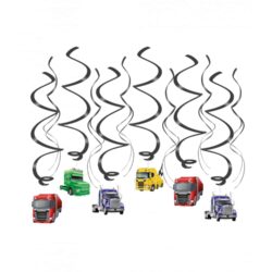 Swirl decoratie trucks - 12 stuks Swirl decoratie trucks - 12 stuks