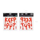Gel raam sticker - Keep Out! verp