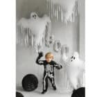 Folieballon spook met tassels - 93 x 86 cm sfeerfoto 1