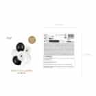 Latex ballonnen spinnen - 30 cm waarschuwing Latex ballonnen spinnen - 30 cm waarschuwing