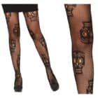 Volwassen netpanty skulls - detail