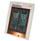 Gothic raamdecoratie - 102 x 213 cm verpakking