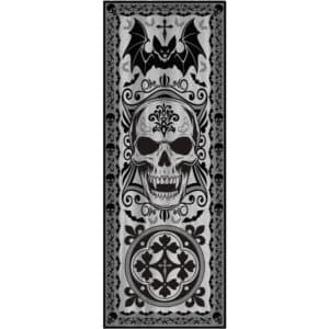 Gothic raamdecoratie - 102 x 213 cm - 1 stuks