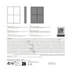 Gothic raamdecoratie - 102 x 213 cm instructie + waarschuwing