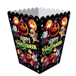 Happy Halloween little monsters popcornbak - 11 x 5 x 18 cm