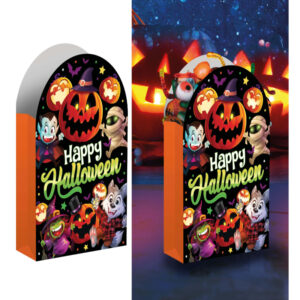 Candy bags little monsters - 10,5  x 18 cm - 6 stuks