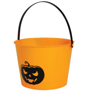 Halloween emmer met licht aan de onderkant