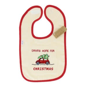 'Driving home for CHRISTMAS' beige-rood - 1 stuks