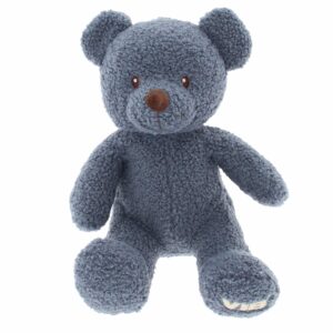 Pluche beer zittend 35 cm teddy dusty blue - 1 stuks Pluche beer zittend 35 cm teddy dusty blue - 1 stuks