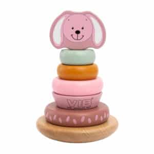 VIB® stapeltoren konijn - 12 cm x 12 cm x 20 cm - 1 stuks