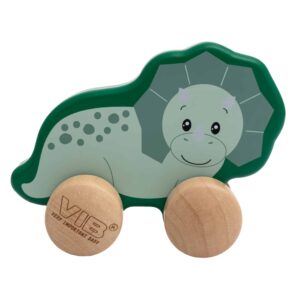 VIB® dino op wielen - 11 cm x 6 cm x 10 cm - 1 stuks VIB® dino op wielen - 11 cm x 6 cm x 10 cm - 1 stuks