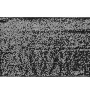 Sequin tafelloper zwart - 30 cm x 500 cm - 1 stuks
