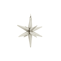 Folieballon Sterren 3D beige 50 cm