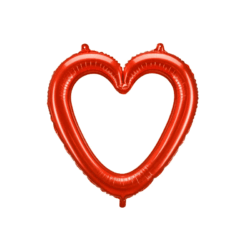 Folieballon hart selfieframe roze Folieballon hart selfieframe roze