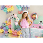 Latex ballonnen 'Gabby's Dollhouse' kleur - mix pastelkleuren - detail sfeerfoto Latex ballonnen 'Gabby's Dollhouse' kleur - mix pastelkleuren - detail sfeerfoto