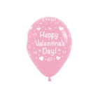 Latex ballonnen happy valentines day - licht roze Latex ballonnen happy valentines day - licht roze