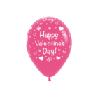 Latex ballonnen happy valentines day - hard roze Latex ballonnen happy valentines day - hard roze
