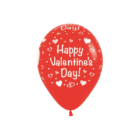 Latex ballonnen happy valentines day - rood Latex ballonnen happy valentines day - rood