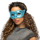Masker Venice sequins turquoise Masker Venice sequins turquoise