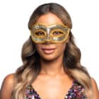 Oogmasker Venice sequins goud