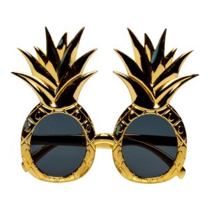 Partybril ananas goud