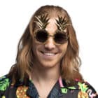 Partybril ananas goud Partybril ananas goud