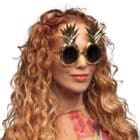 Partybril ananas goud Partybril ananas goud