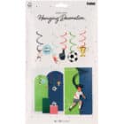 Hangdecoratie - fantastic football - 6 stuks Hangdecoratie - fantastic football - 6 stuks