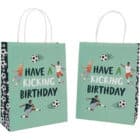 Geschenktasjes - fantastic football - 20 x 27 cm - 6 stuks