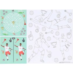 Activiteiten placemat - fantastic football - 6 stuks