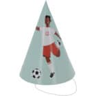 Feesthoedjes - fantastic football - 6 stuks - diy