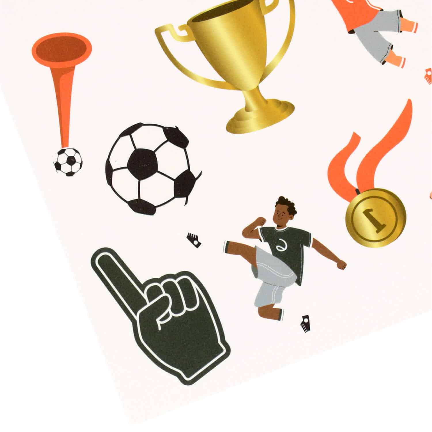 Nep tattoos - fantastic football - 25 stuks