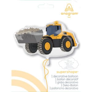 Folieballon graafmachine - 55 x 33 cm - 1 stuks