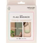 Houten letterslinger dreamy pastels - Happy Birthday - 4 m - 1 stuks Houten letterslinger dreamy pastels - Happy Birthday - 4 m - 1 stuks