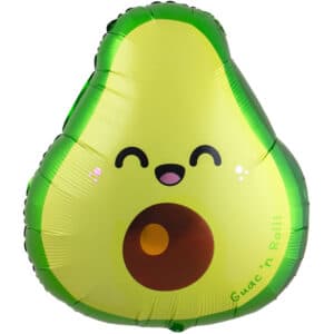 Folieballon avocado - 52 x 60 cm - 1 stuks