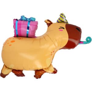 Folieballon kapibara - 69 x 50 cm - 1 stuks
