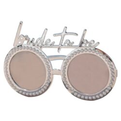 Bril Bride to Be - zilver met parels