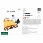 Folieballon graafmachine 93 x 68 cm - 1 stuks Folieballon graafmachine 93 x 68 cm - 1 stuks