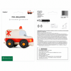 Staande folieballon ambulance 68 x 48 cm - 1 stuks Staande folieballon ambulance 68 x 48 cm - 1 stuks