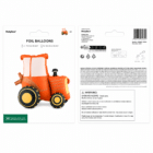 Staande folieballon tractor 72 x 63,5 cm - 1 stuks Staande folieballon tractor 72 x 63,5 cm - 1 stuks