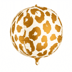 Folieballon rond cheetah print 50 cm - 1 stuks