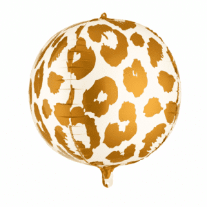 Folieballon rond cheetah print 50 cm - 1 stuks