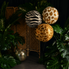 Folieballon rond giraffe print 50 cm - 1 stuks Folieballon rond giraffe print 50 cm - 1 stuks