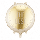 Folieballon you are the best 35 x 35 cm - 1 stuks Folieballon you are the best 35 x 35 cm - 1 stuks