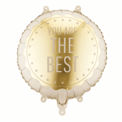 Folieballon you are the best 35 x 35 cm - 1 stuks Folieballon you are the best 35 x 35 cm - 1 stuks